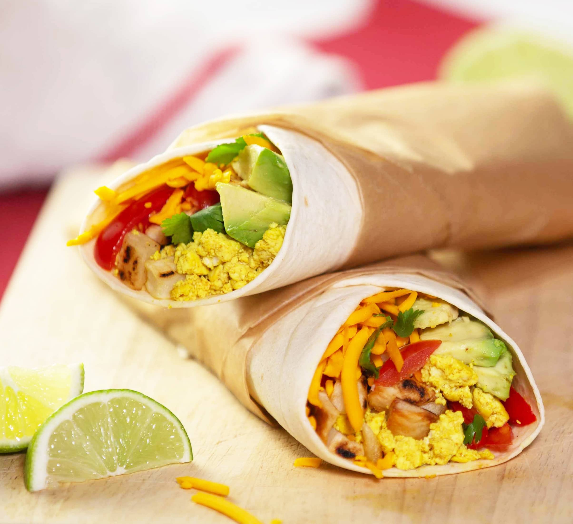 Breakfast Burritos with Tofu Scramble Vegan Recipe Vevan Foods