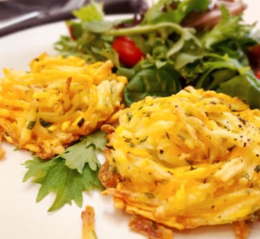 cheesy haystack potatoes