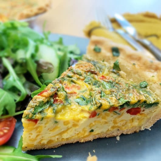 vevan spinach quiche